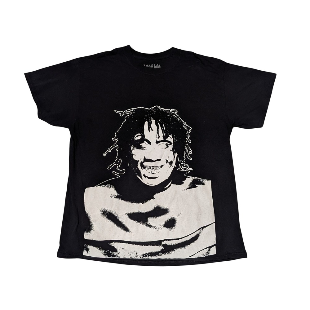 Trippie Redd T-Shirt Mens Large Black Graphic Portrait Exclamation Point Rap Tee